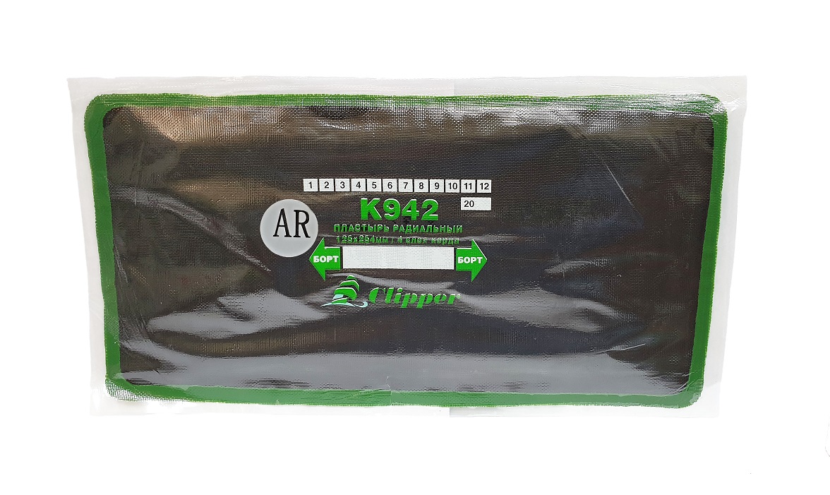 AR942  Корд. пластырь 125*254мм АРАМИД   (1шт)