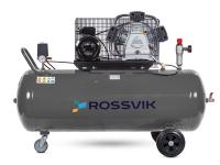 Компрессор поршневой ROSSVIK СБ4/С-200.LB40, 580л/мин, 10бар, ресивер 200л, 380В/3кВт RAL7016 СЕРЫЙ