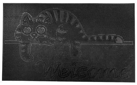 Коврик придверный резиновый ComeForte PIN MAT 40х60см «КОТЁНОК» 10шт/уп