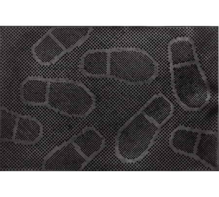 Коврик придверный резиновый ComeForte PIN MAT 45х75см «СЛЕДЫ» 10шт/уп