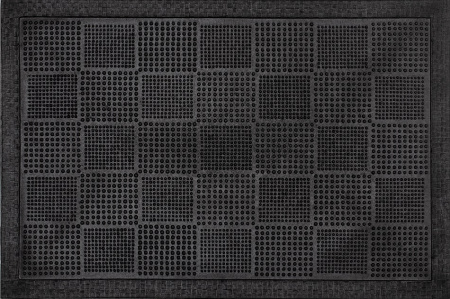 Коврик придверный резиновый ComeForte PIN MAT 45х75см «ШАШКИ» 10шт/уп