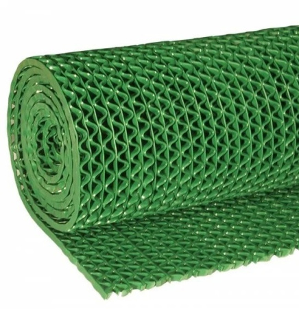 Противоскользящая дорожка ПВХ S-mat Zig Zag 1,2х15м*5 мм Зеленый 1шт/уп