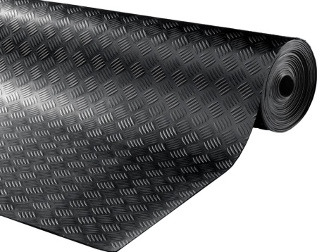 AM-06 Резиновое рулонное покрытие ComeForte «Шашки» 1,5*10м Checker Rubber